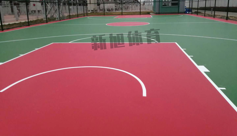 硅pu籃球場起泡翻新
