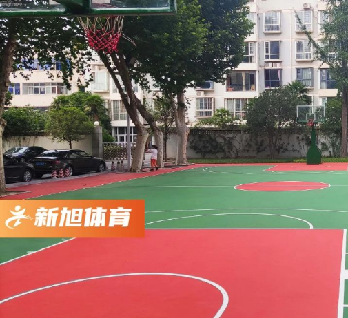 平頂山硅pu籃球場(chǎng)完工
