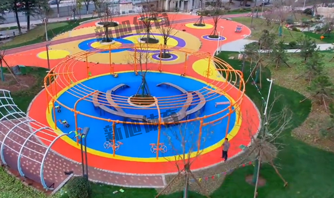 新旭體育公園epdm塑膠場地